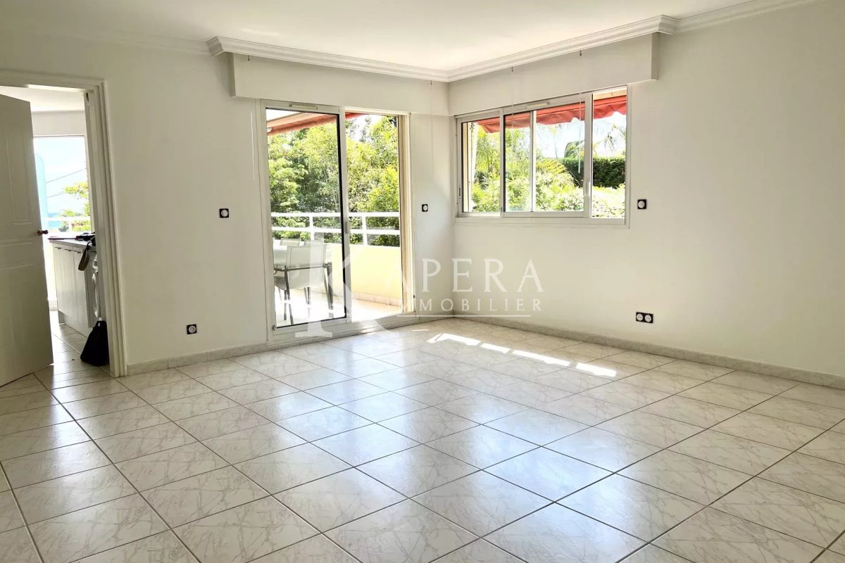 LOCATION VIDE 3 PIECES 75m2 - ANTIBES ILETTE - VUE MER-GARAGE