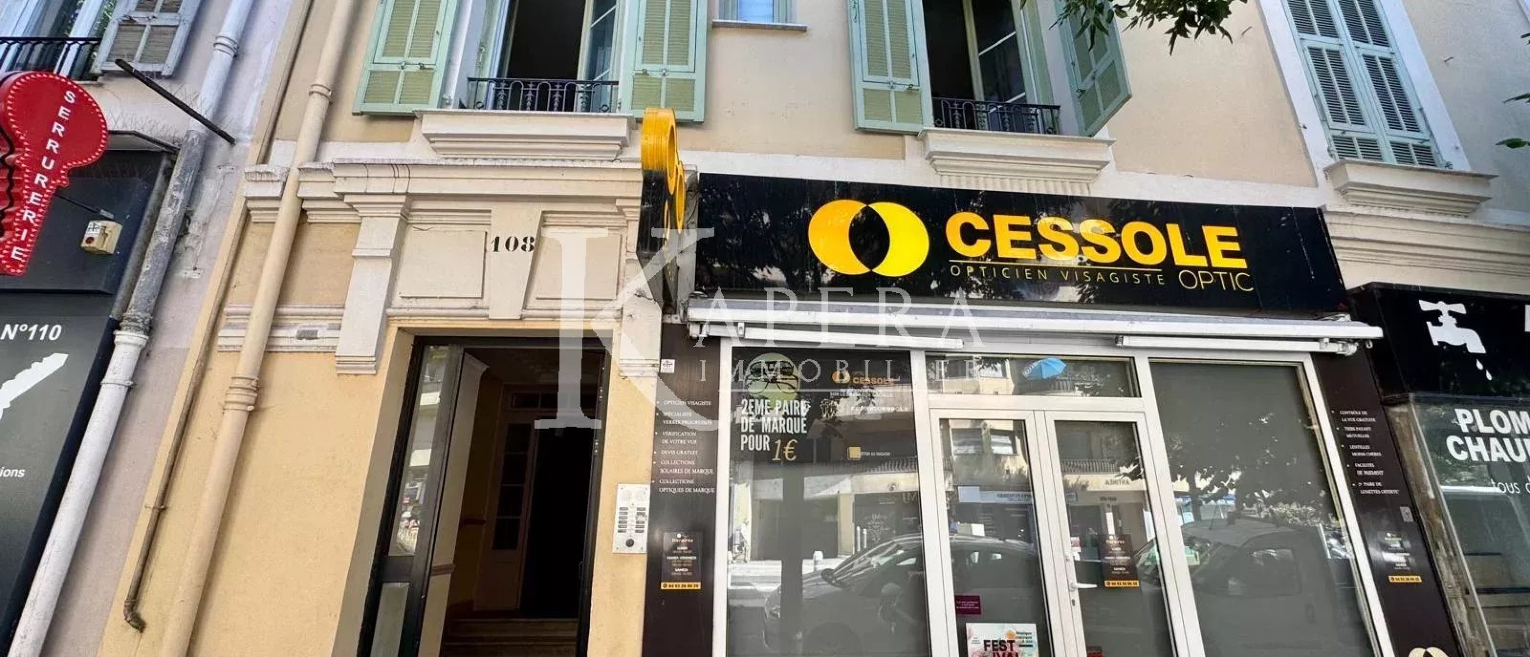 LOCATION VIDE 2P 45M² - NICE CESSOLE