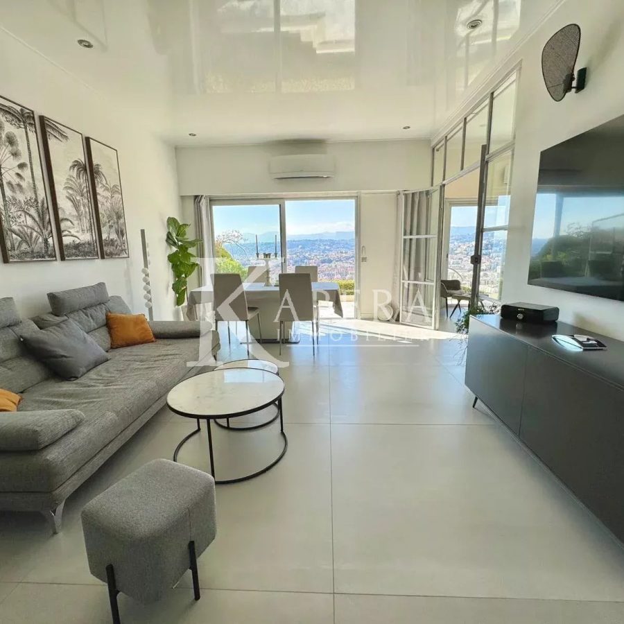 VENTE 4P 84M² - NICE MONT BORON - TERRASSES VUE PANORAMIQUE