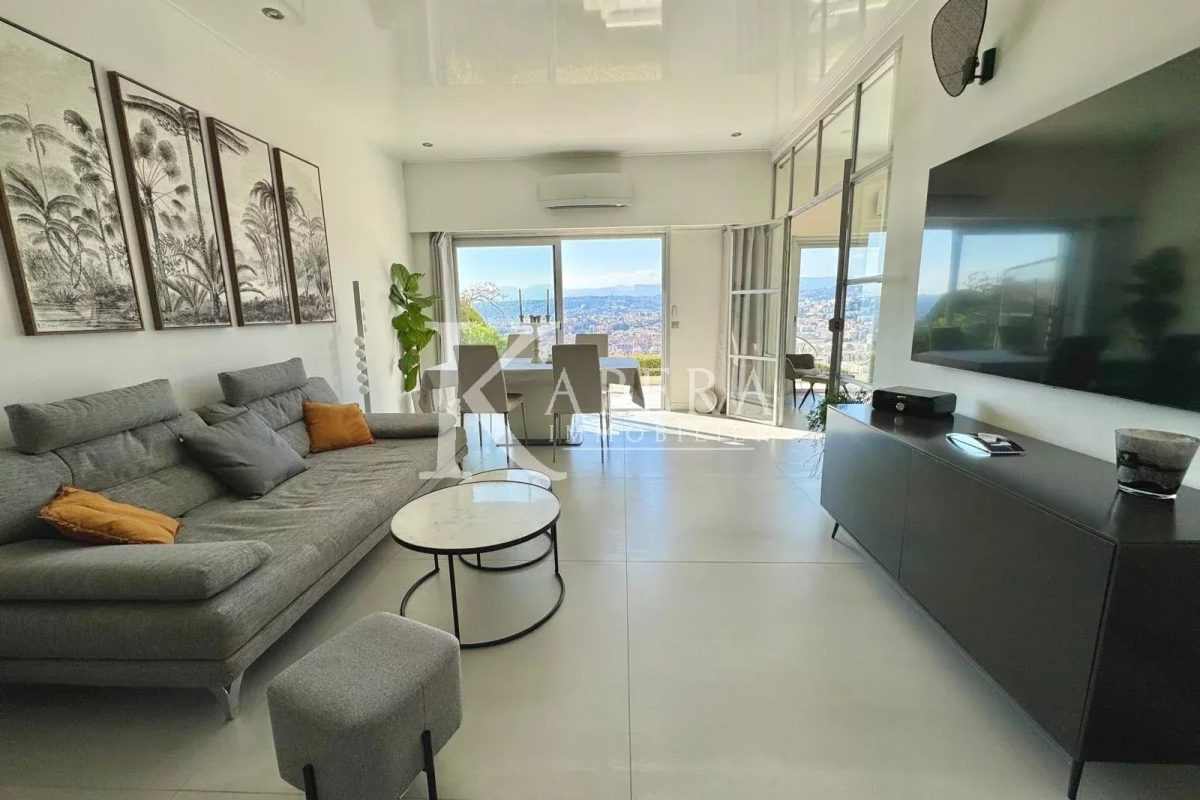 VENTE 4P 84M² - NICE MONT BORON - TERRASSES VUE PANORAMIQUE