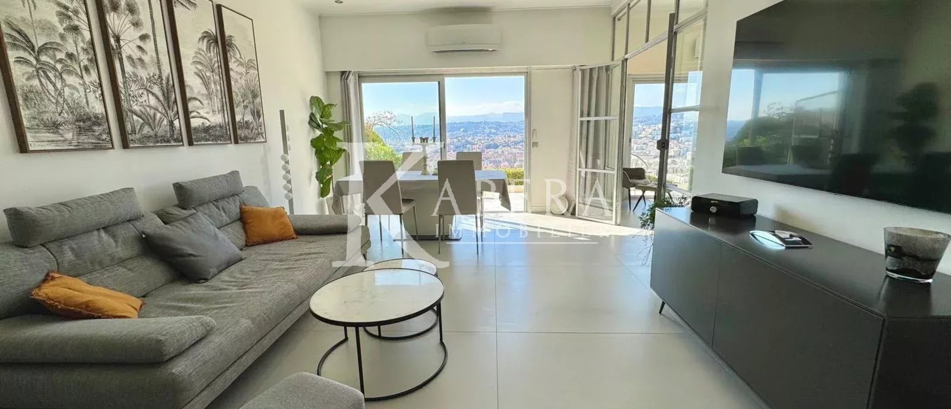 VENTE 4P 84M² - NICE MONT BORON - TERRASSES VUE PANORAMIQUE
