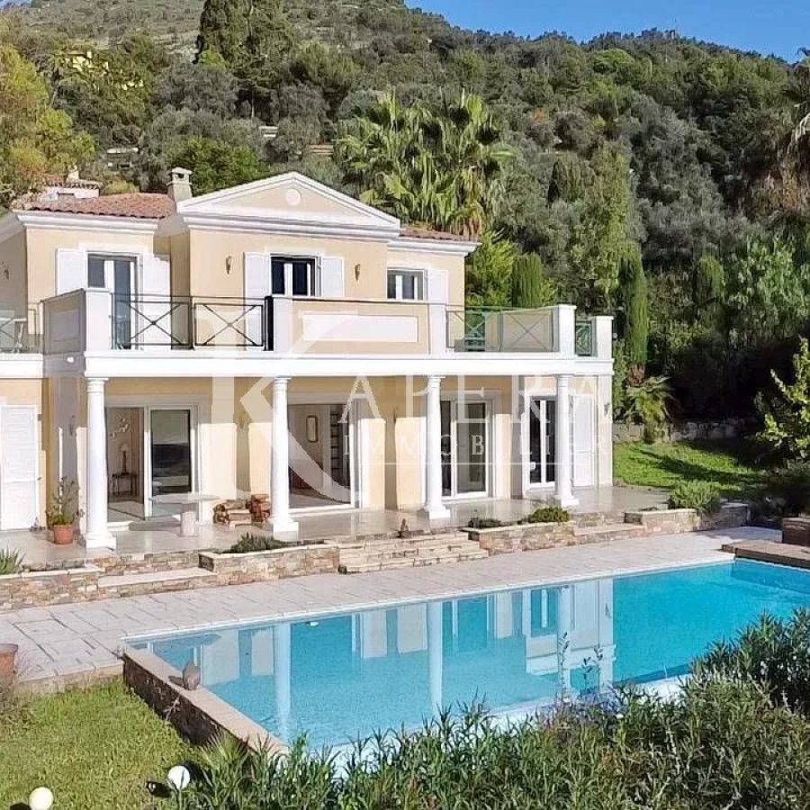 VENTE VILLA D'ARCHITECTE 6P 203M² DANS DOMAINE PRIVE - FALICON