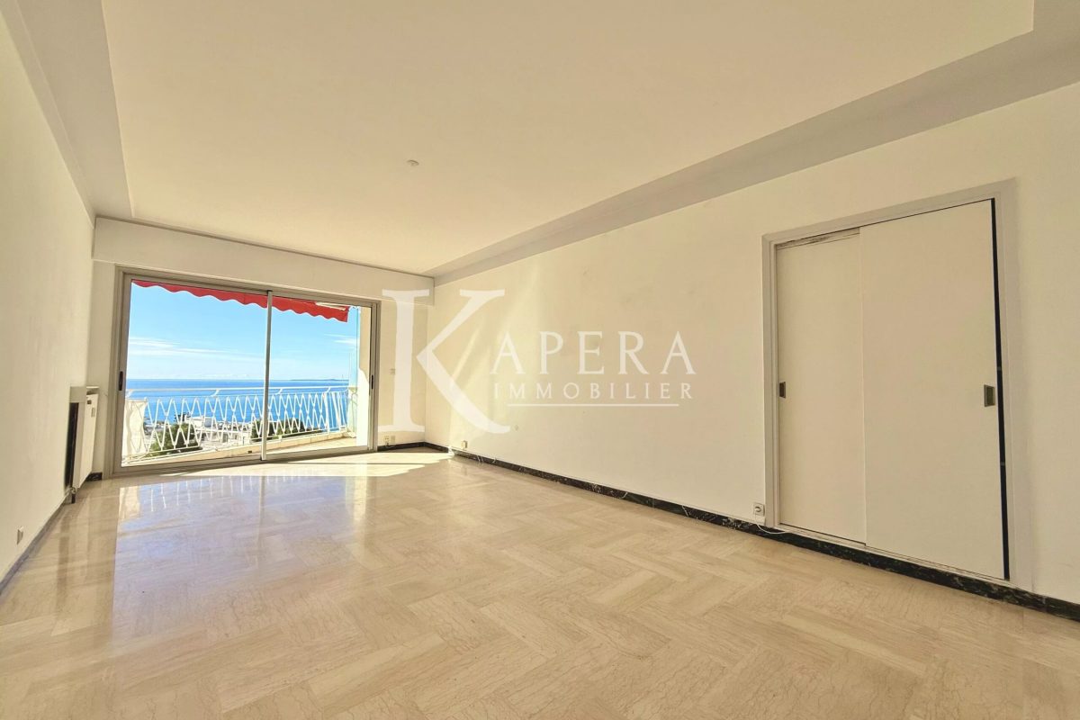 VENTE 3P - NICE MONT BORON- VUE MER - GARAGE - CAVE