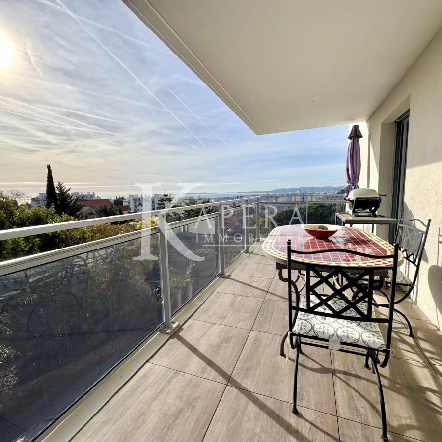 LOCATION MEUBLÉE 6 MOIS - NICE OUEST - 3P 58M² AVEC TERRASSES ET GARAGE