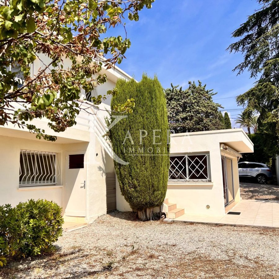VENTE MAISON 10P 205M2 - CAGNES SUR MER / GROS BUAUX - VUE MER - TERRAIN 5376M2