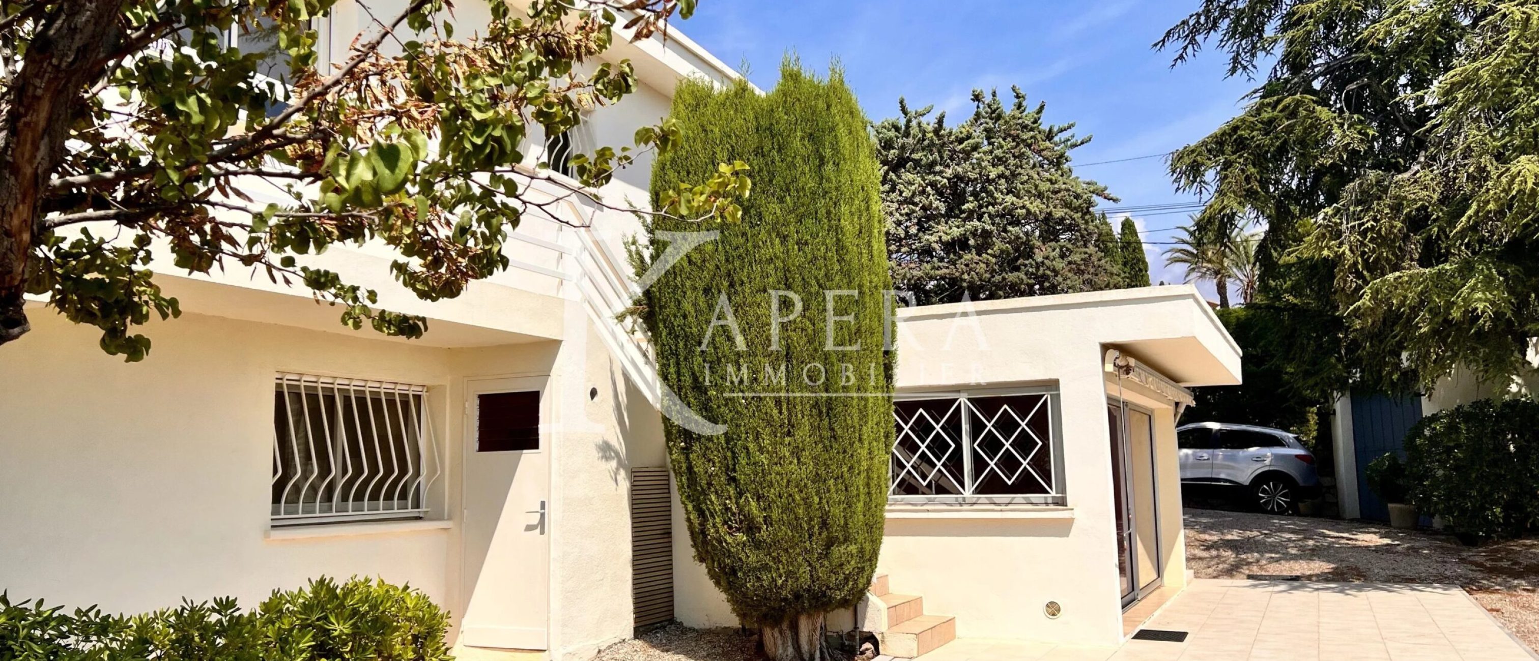 VENTE MAISON 10P 205M2 - CAGNES SUR MER / GROS BUAUX - VUE MER - TERRAIN 5376M2