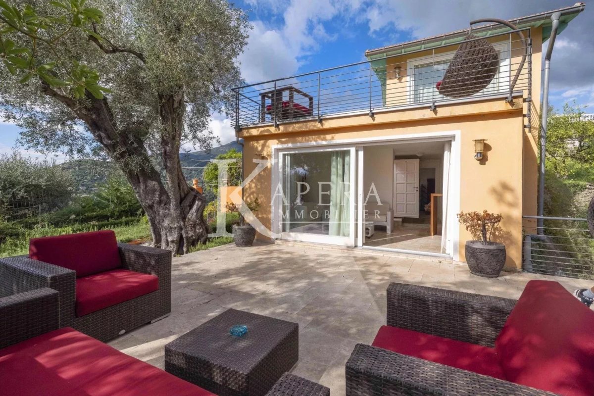 VENTE VILLA 7P 335M² - MENTON - VUE PANORAMIQUE MER ET MONTAGNES