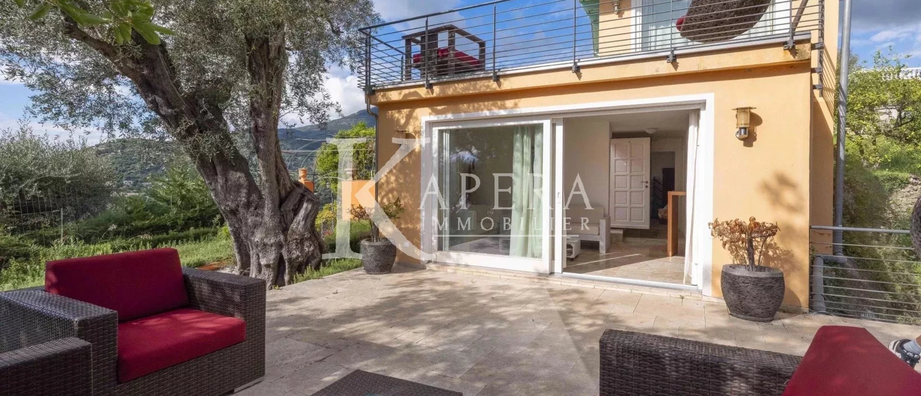 VENTE VILLA 7P 335M² - MENTON - VUE PANORAMIQUE MER ET MONTAGNES