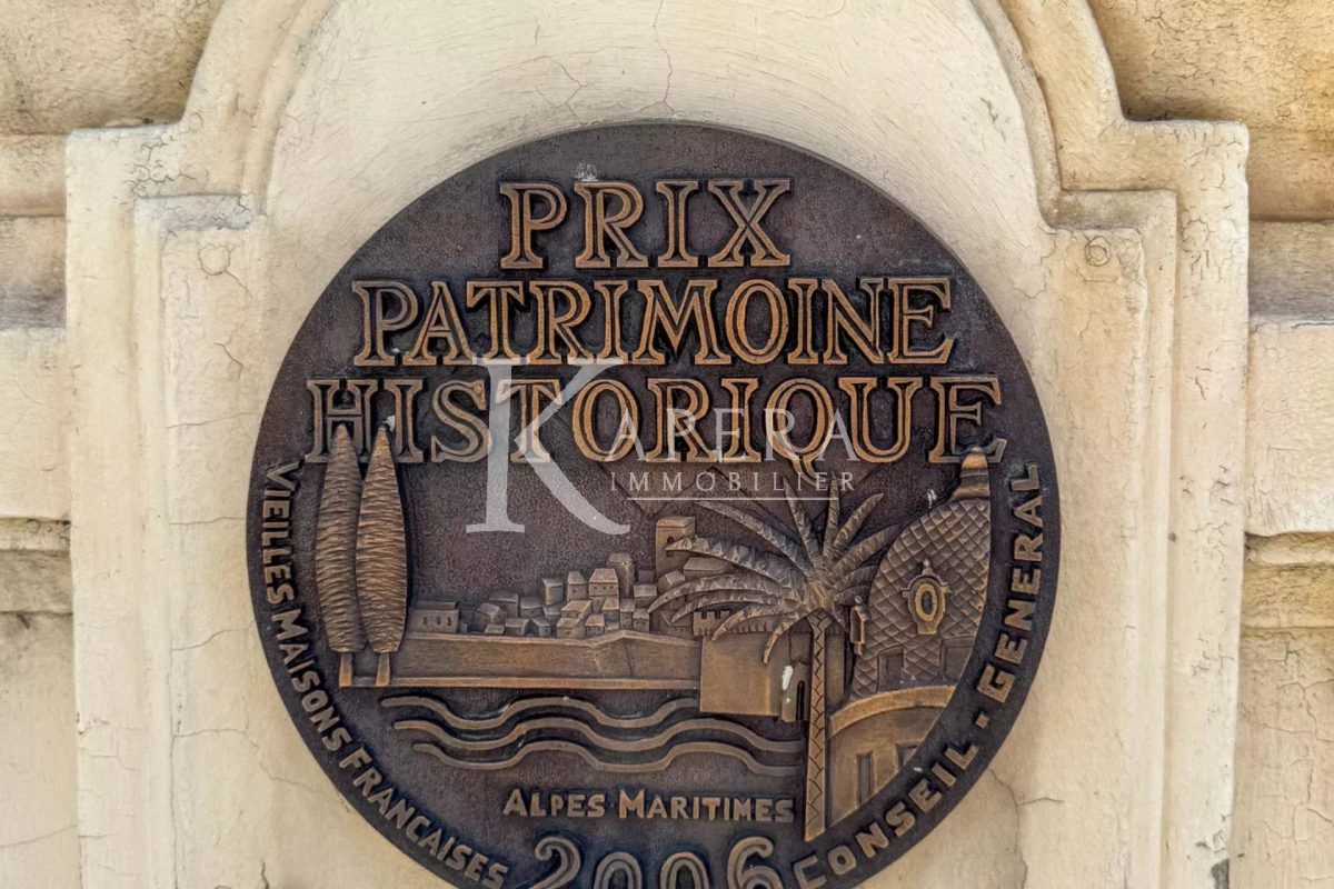 VENTE 3P 125M2 - NICE CARABACEL - CHARME DE L'ANCIEN