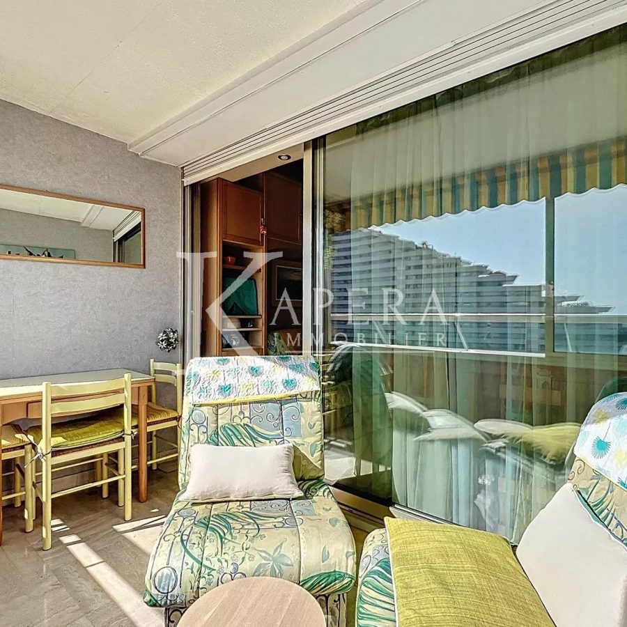 VENTE STUDIO 26M2 - MARINA BAIE DES ANGES - LOGGIA