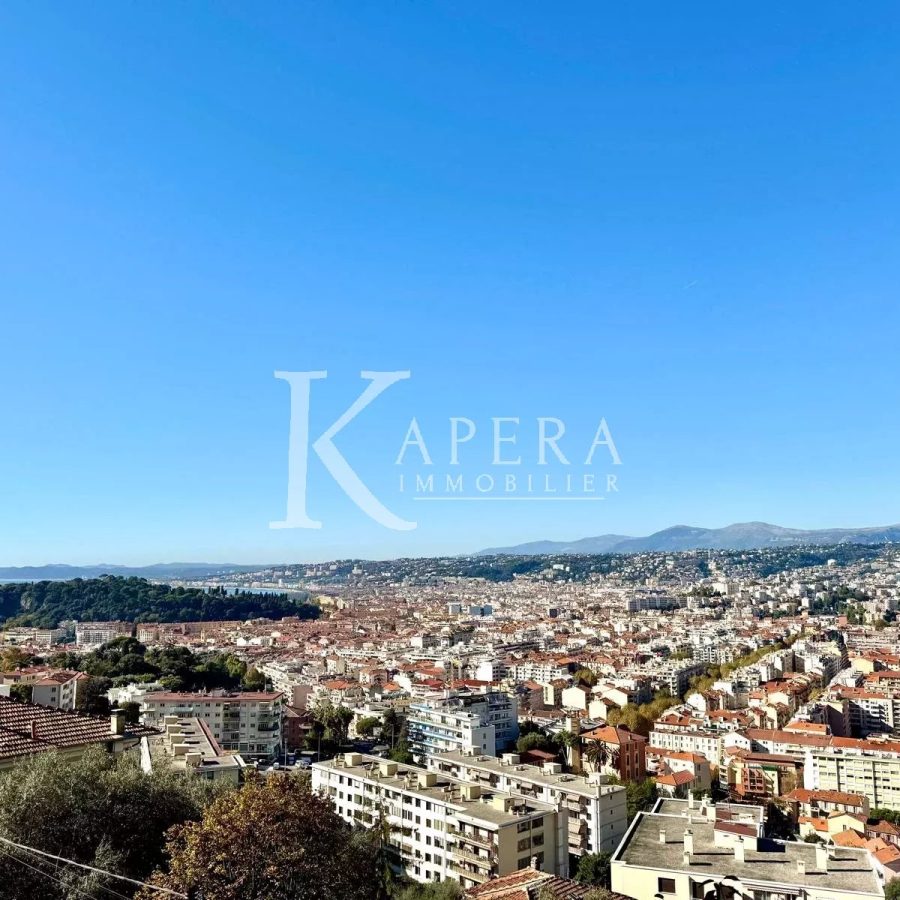 VENTE 4P 84M² - NICE MONT BORON - TERRASSES VUE PANORAMIQUE