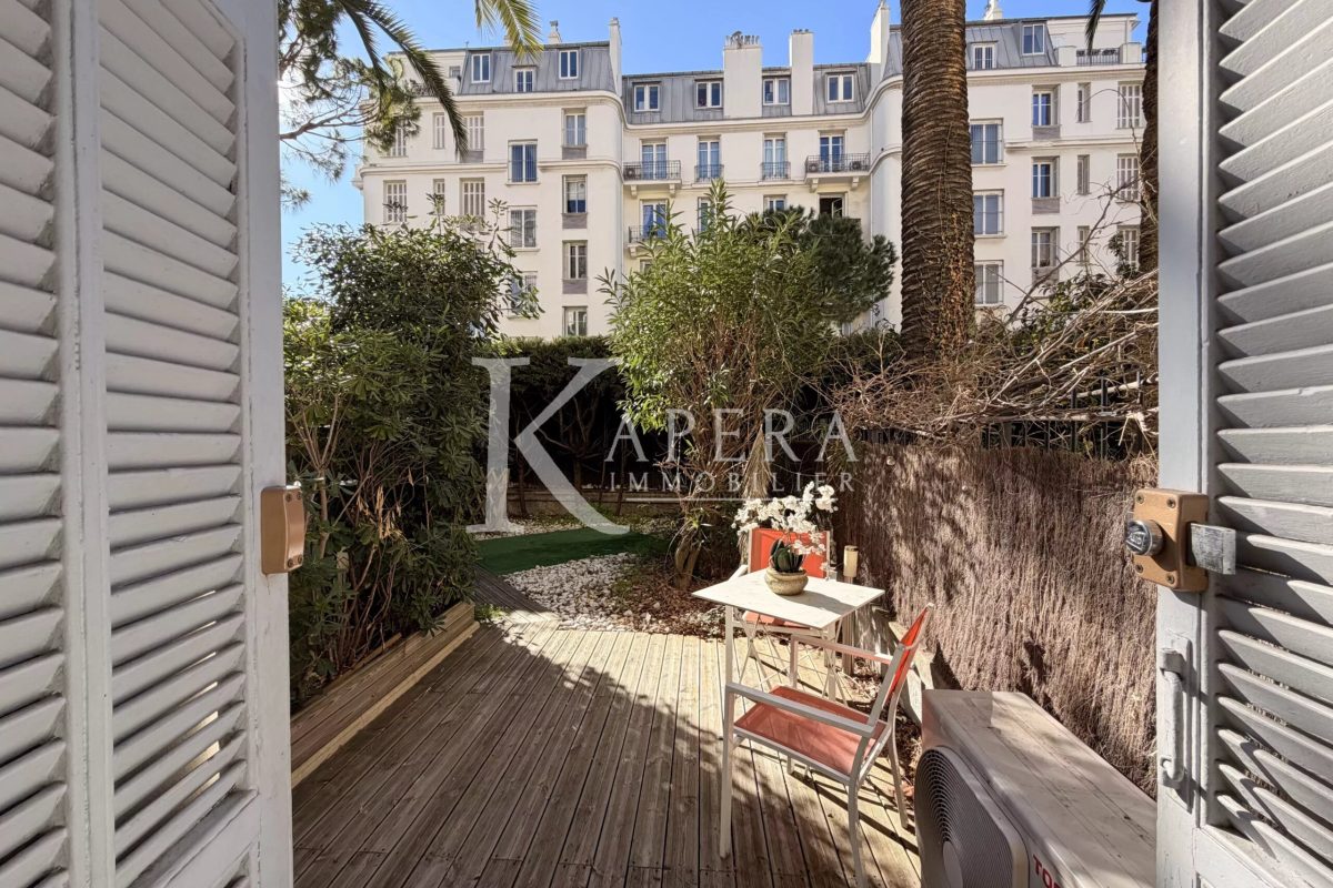 VENTE 2P 43M2 - NICE CIMIEZ - JARDIN PRIVATIF