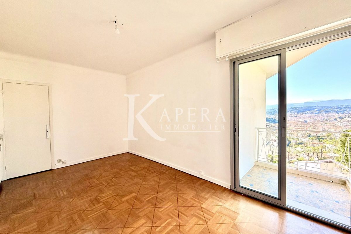 VENTE 3P - NICE MONT BORON- VUE MER - GARAGE - CAVE