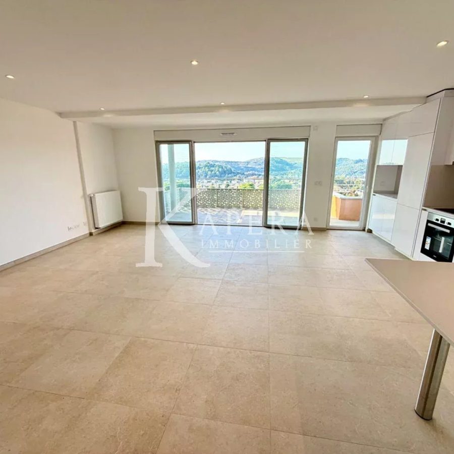 VENTE 3P 73.61M2 - CAGNES SUR MER/L'HUBAC - DOUBLE GARAGE - TERRASSE