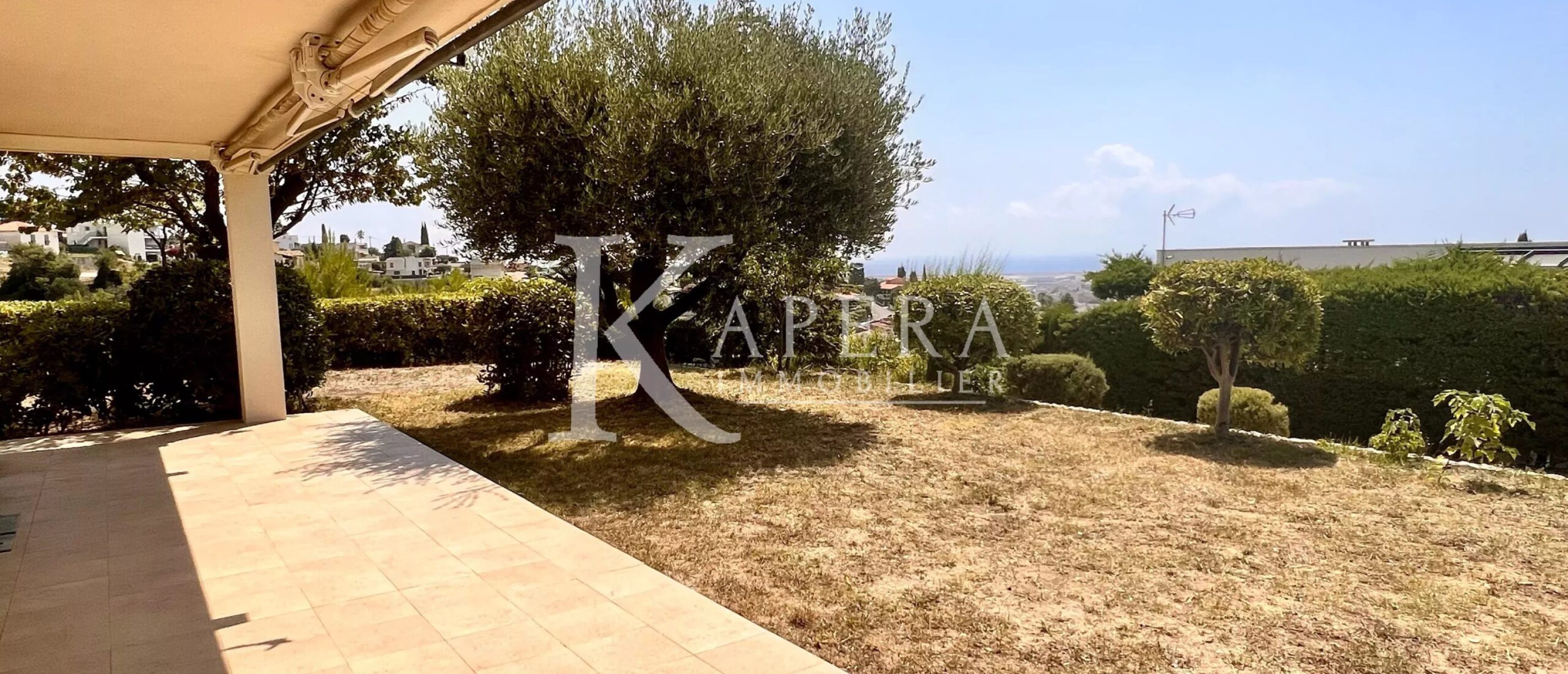 VENTE MAISON 10P 205M2 - CAGNES SUR MER / GROS BUAUX - VUE MER - TERRAIN 5376M2