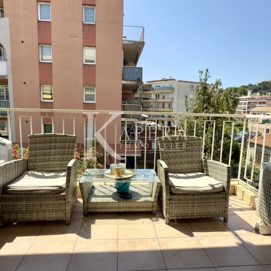 VENTE 3P 69M2 - CAGNES SUR MER - TRAVERSANT - LUMINEUX