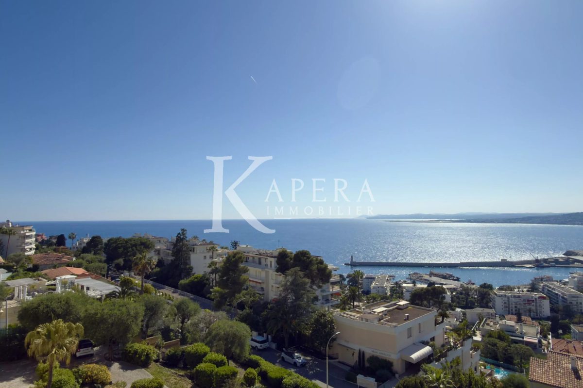 VENTE 3P - NICE MONT BORON- VUE MER - GARAGE - CAVE