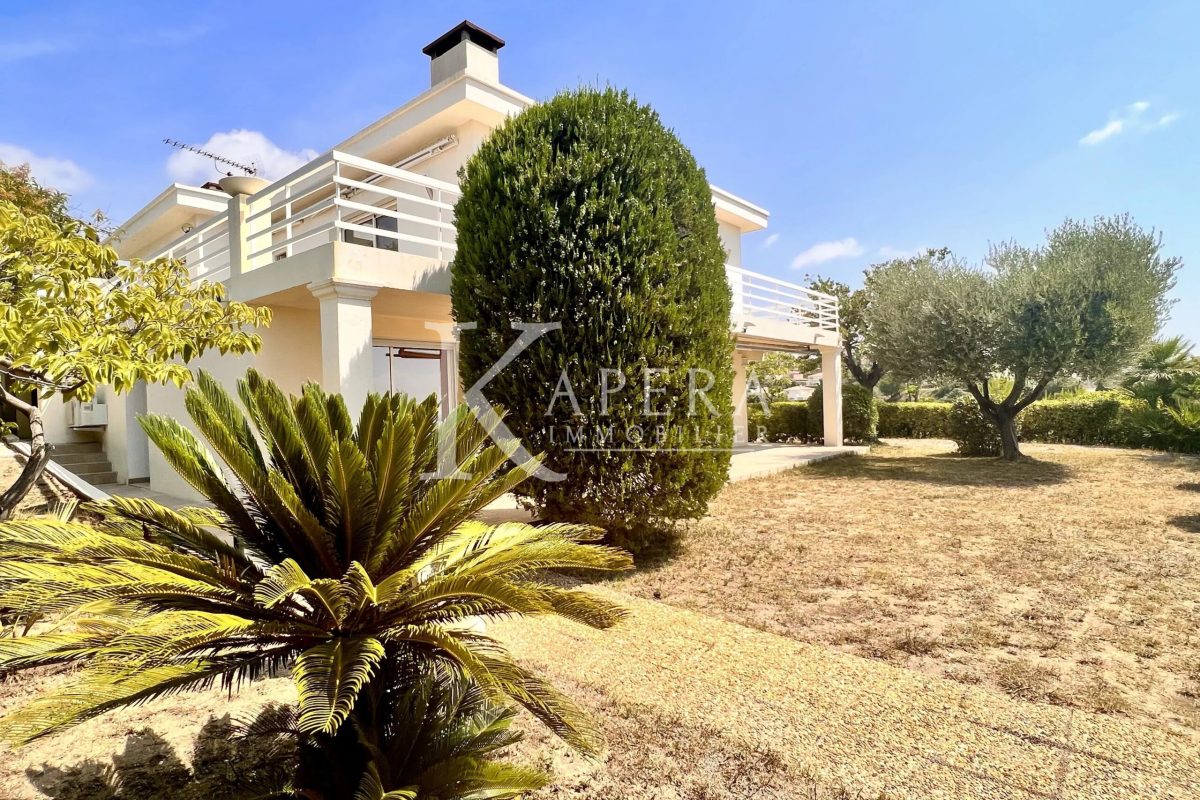 VENTE MAISON 10P 205M2 - CAGNES SUR MER / GROS BUAUX - VUE MER - TERRAIN 5376M2