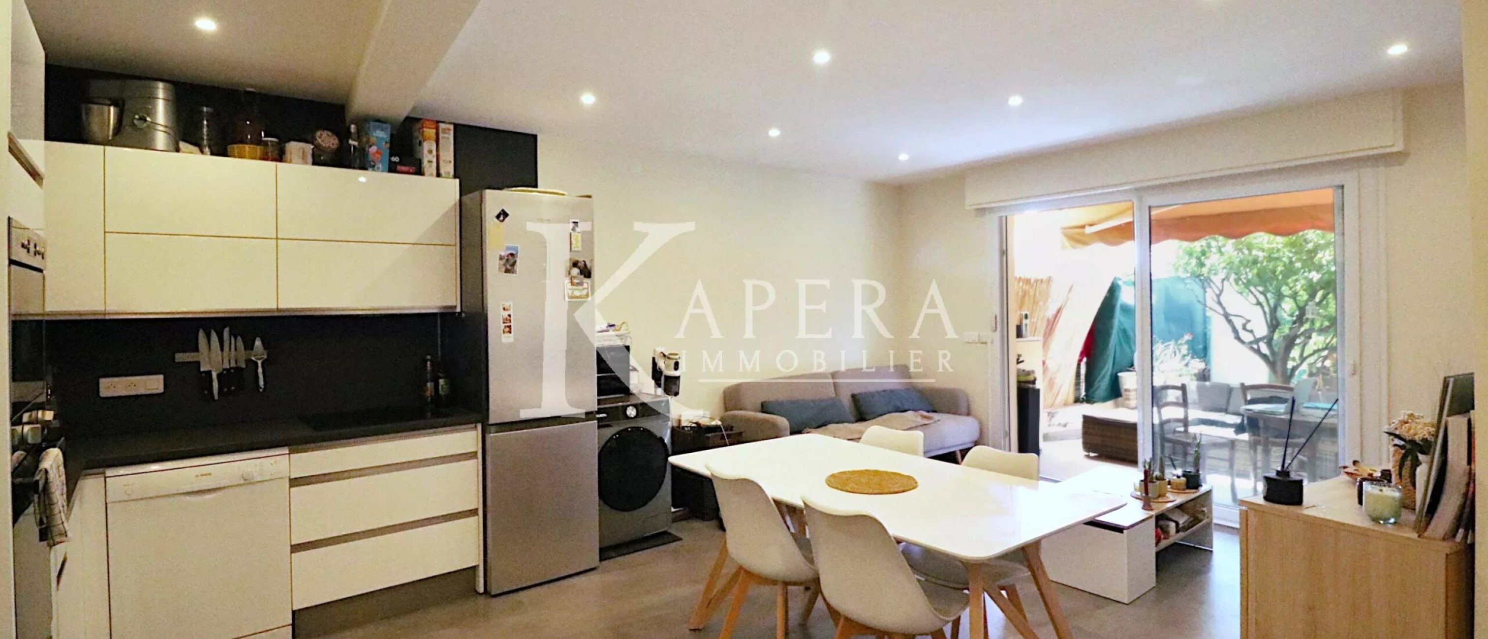 VENTE 2P 45M2 - SAINT LAURENT DU VAR CENTRE - REZ DE JARDIN