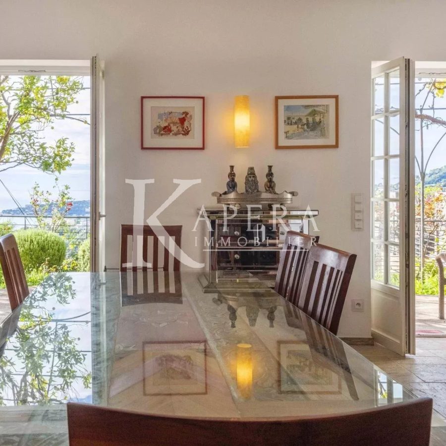 VENTE VILLA 7P 335M² - MENTON - VUE PANORAMIQUE MER ET MONTAGNES
