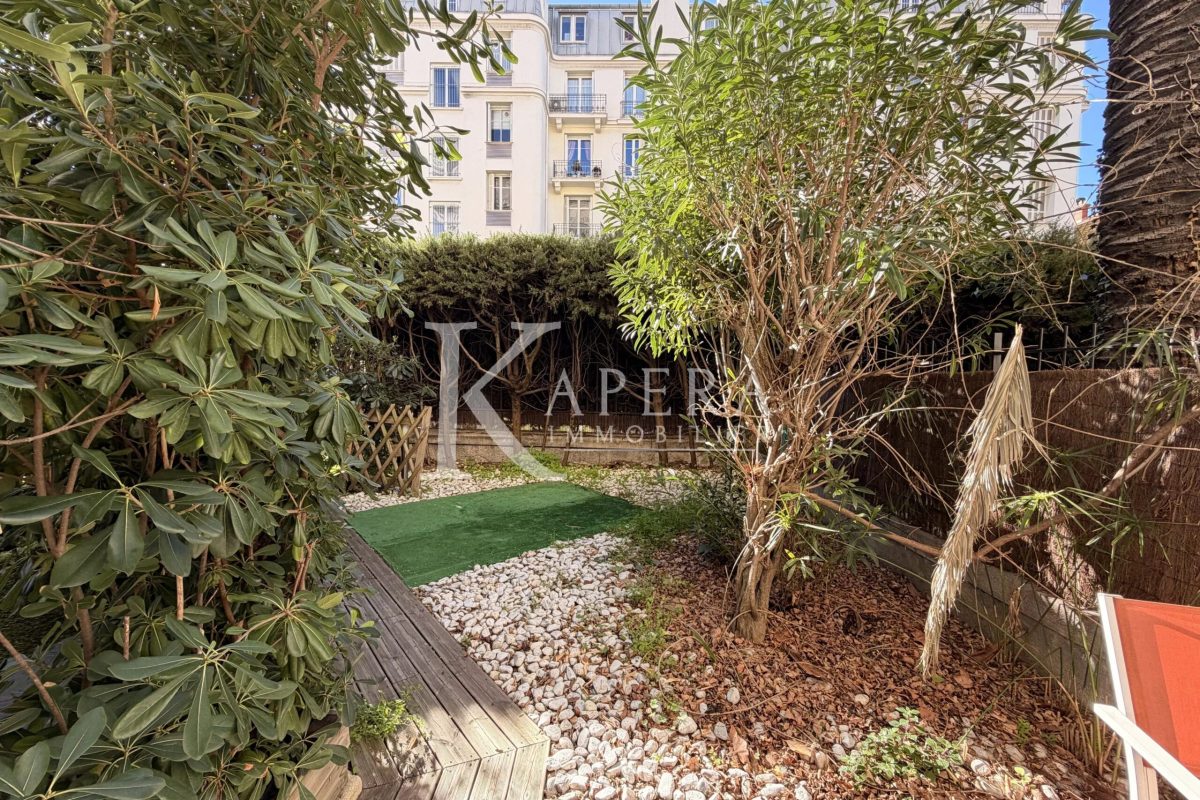 VENTE 2P 43M2 - NICE CIMIEZ - JARDIN PRIVATIF