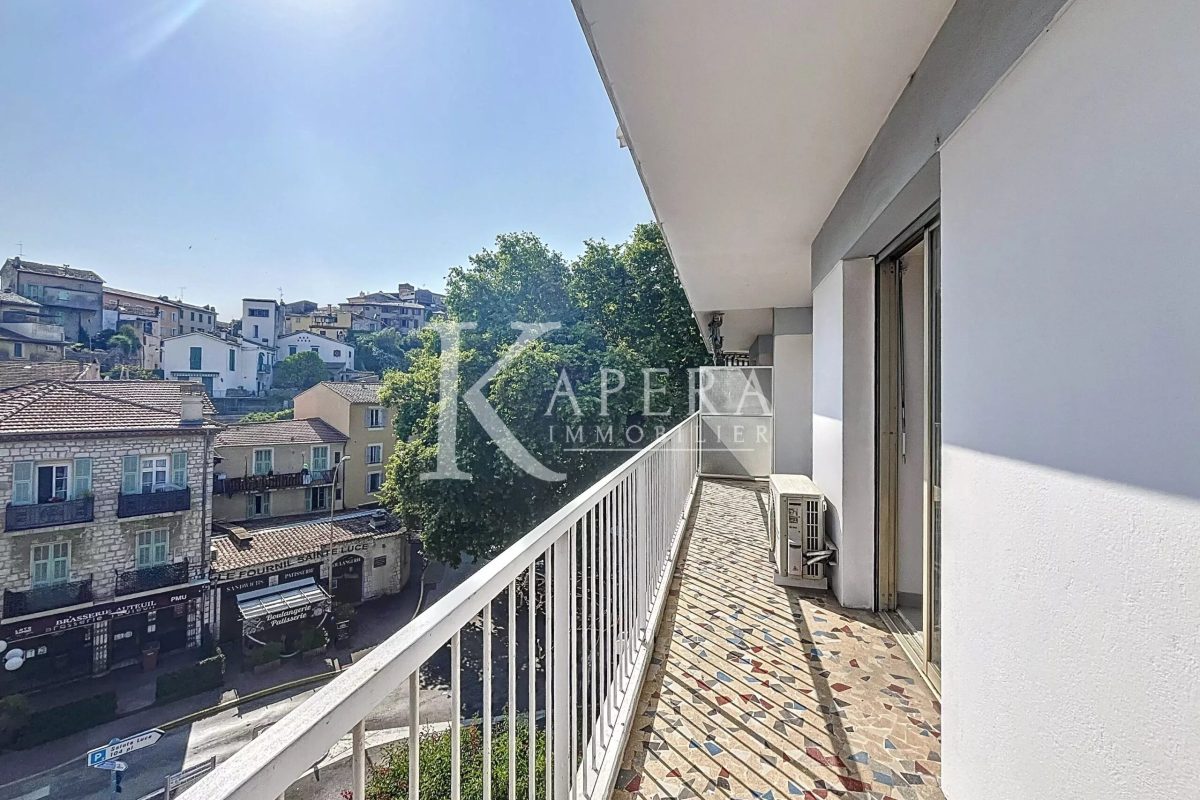 VENTE 2P 62M2 - CAGNES SUR MER CENTRE - BALCON