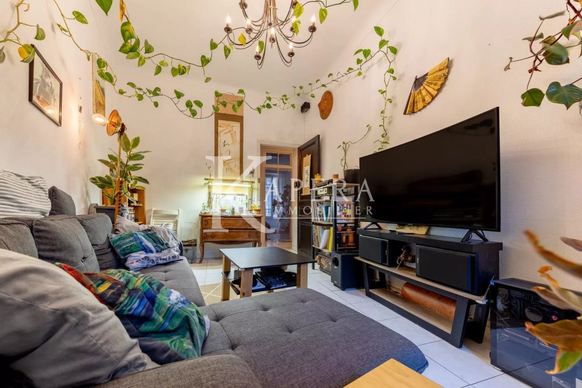 VENTE 3P 67M2 - NICE CENTRE/LEPANTE - TRAVERSANT