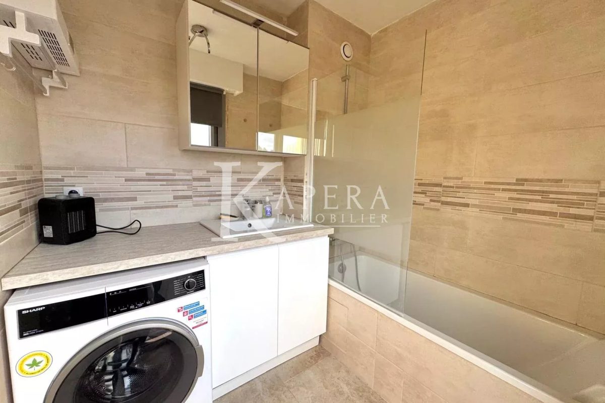 LOCATION STUDIO MEUBLE 20M2 - NICE CORNICHE FLEURIE  - CALME - DERNIER ETAGE