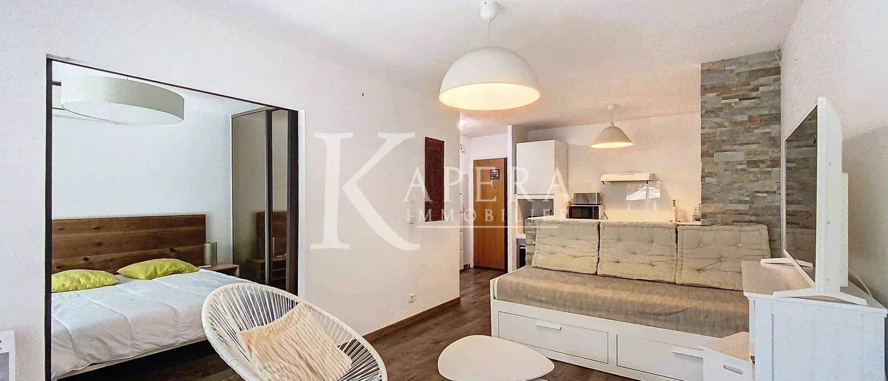 VENTE 2P 37M2 - SAINT LAURENT DU VAR/LES VESPINS - JARDIN ET VERANDA