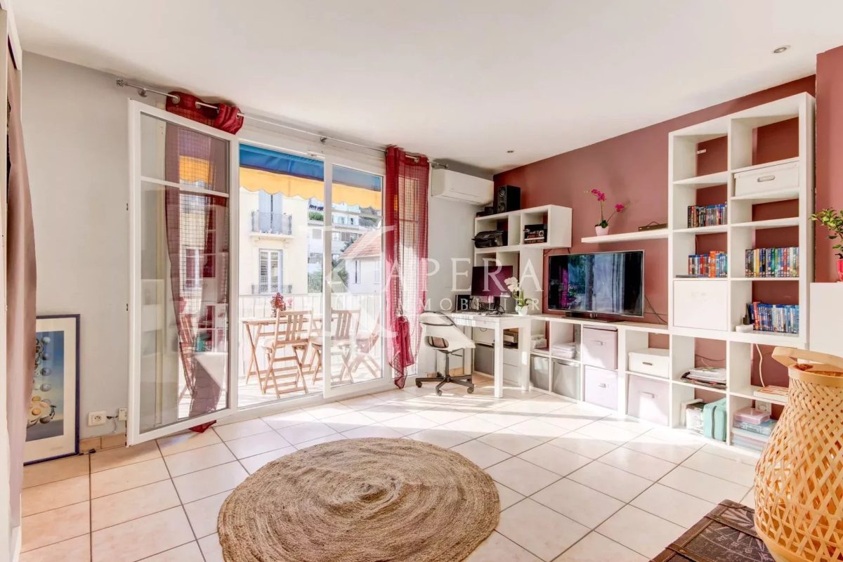 VENTE 2P 39m² - NICE NORD - BALCONS - TRAVERSANT