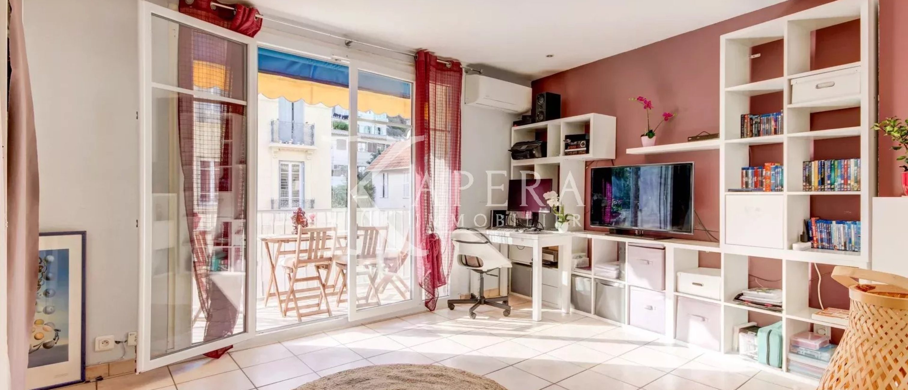 VENTE 2P 39m² - NICE NORD - BALCONS - TRAVERSANT