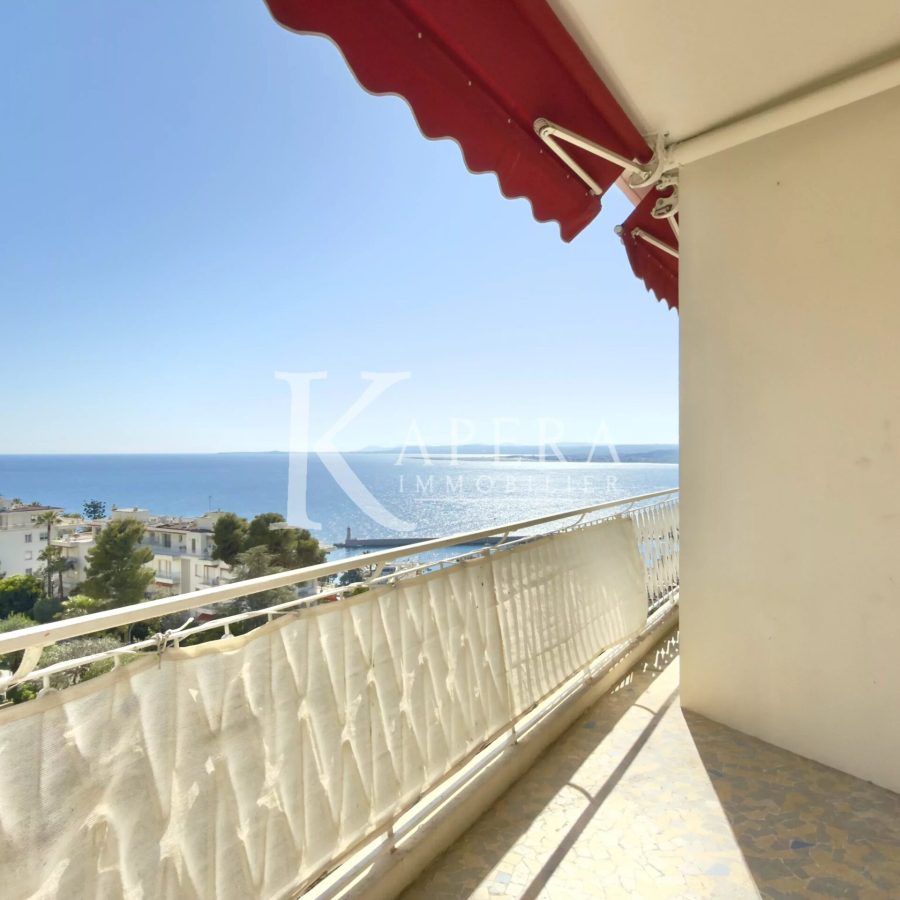 VENTE 3P - NICE MONT BORON- VUE MER - GARAGE - CAVE