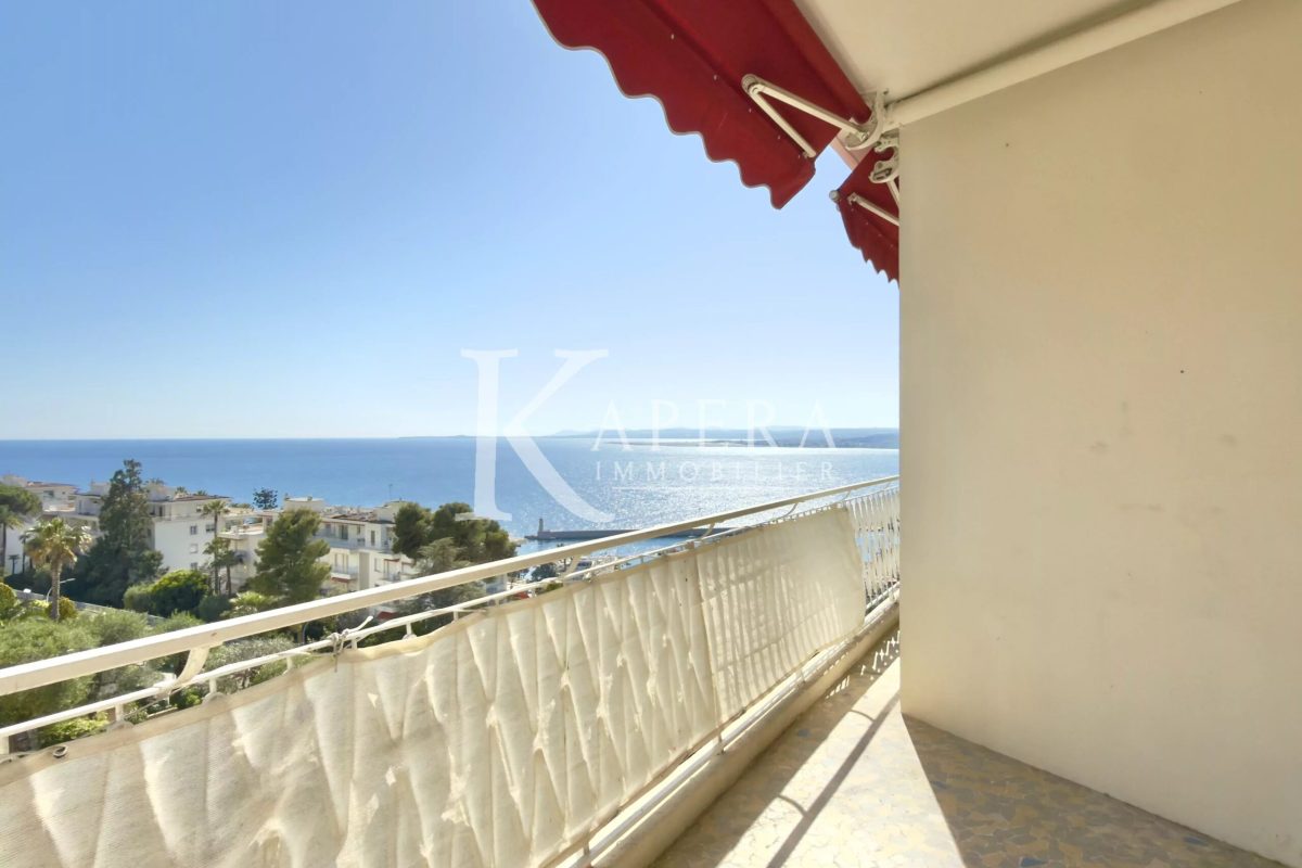 VENTE 3P - NICE MONT BORON- VUE MER - GARAGE - CAVE