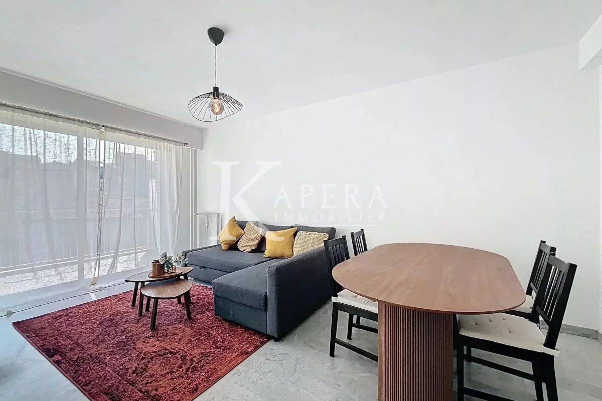 VENTE 2P 62M2 - CAGNES SUR MER CENTRE - BALCON